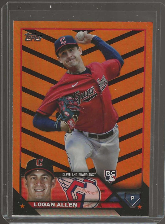 2023 Topps Update #US233 Logan Allen Orange and Black Foil