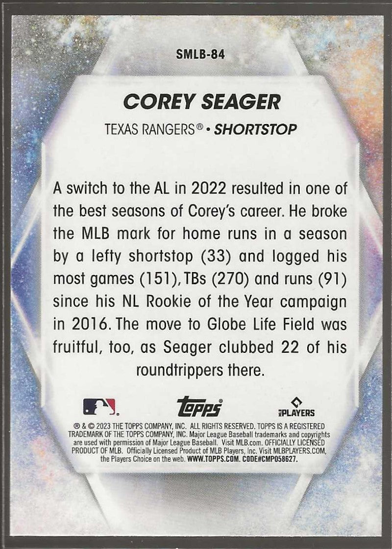 2023 Topps Update #SMLB-84 Corey Seager Stars of MLB