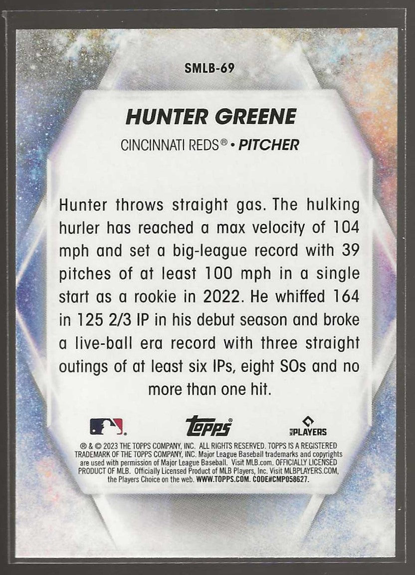 2023 Topps Update #SMLB-69 Hunter Greene Stars of MLB