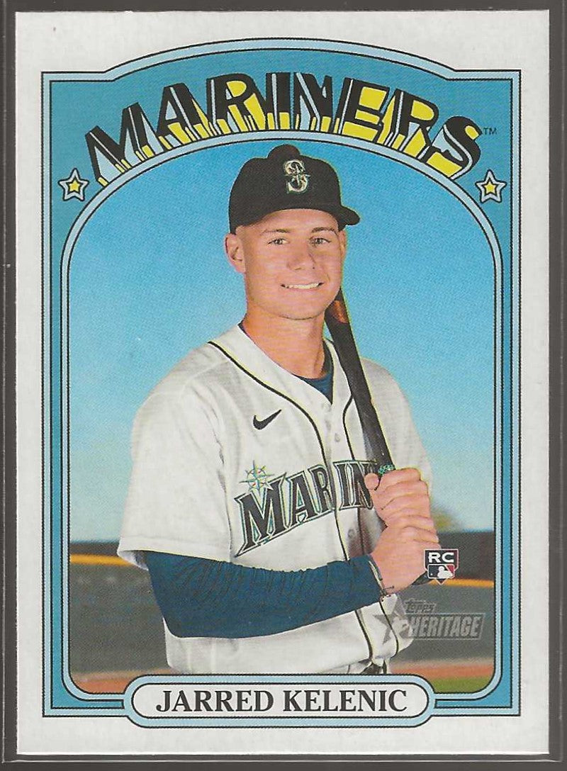 2021 Topps Heritage #584c Jarred Kelenic