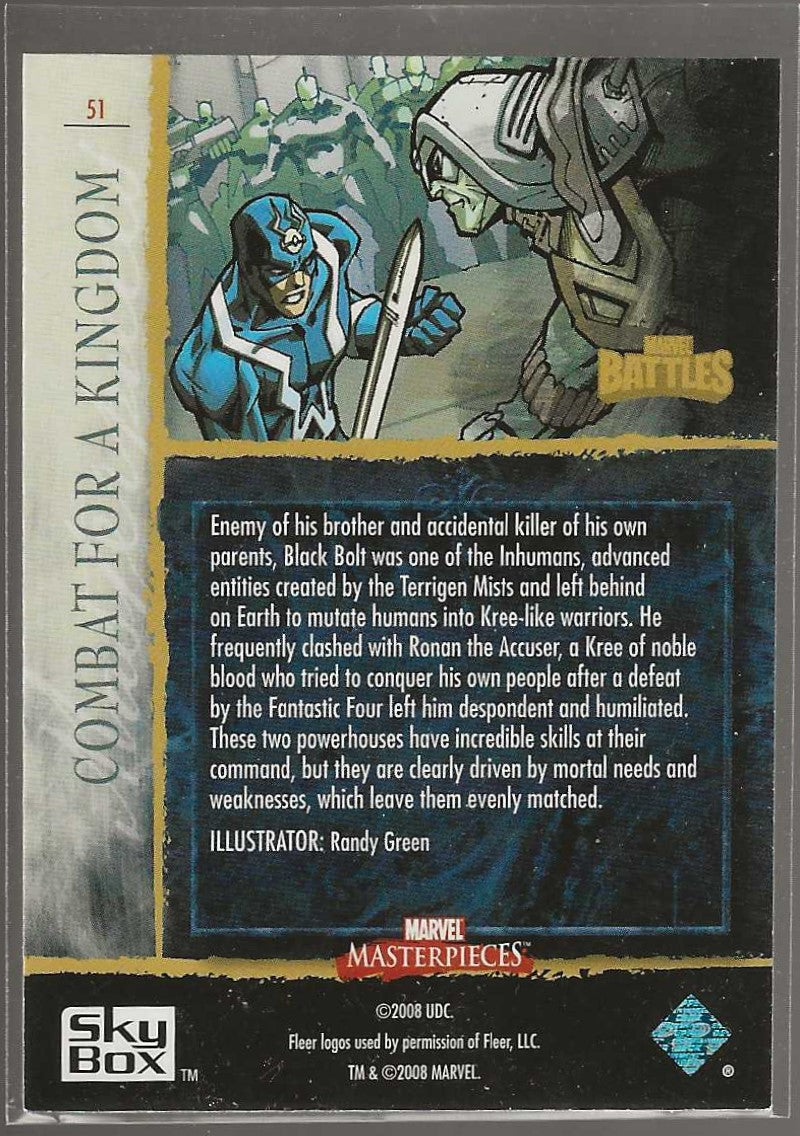 Marvel #51 Marvel Battles Masterpieces - Combat for a Kingdom