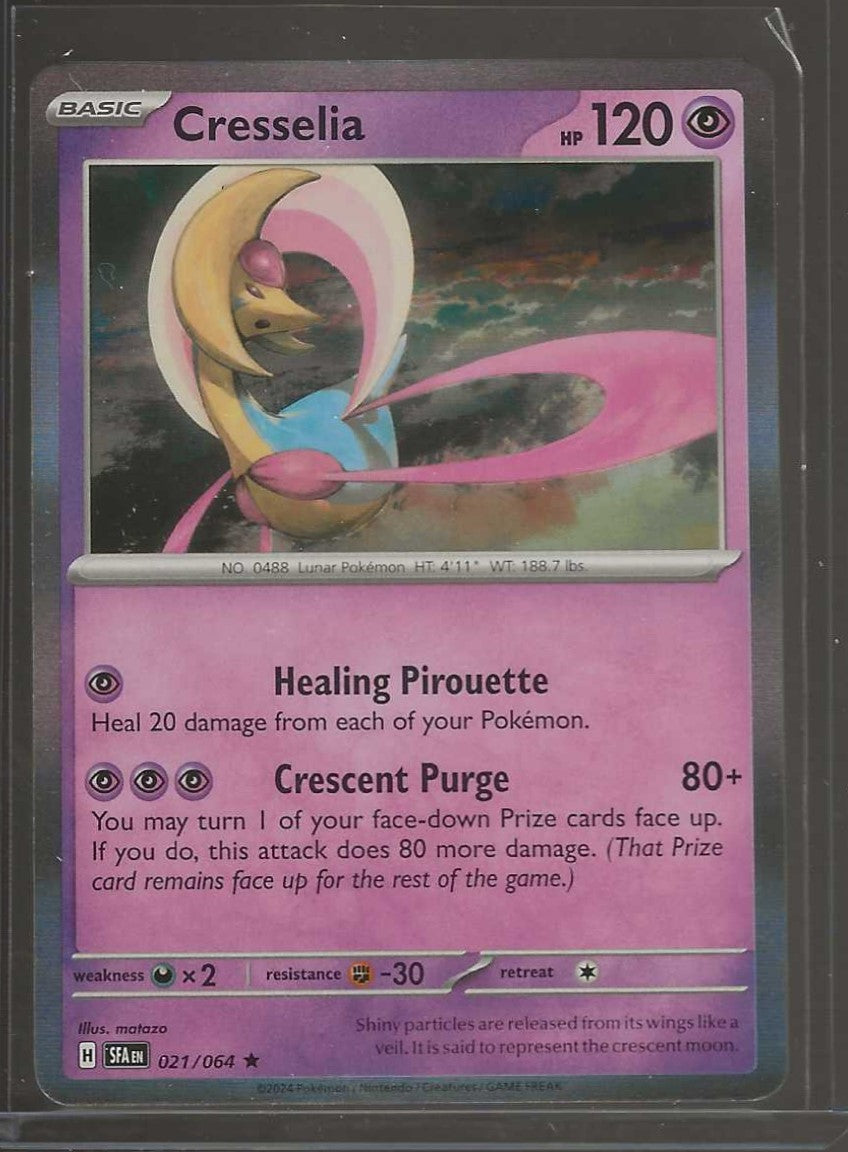 Pokemon TCG - Holo Cresselia 21/64 Shrouded Fable MINT Condition