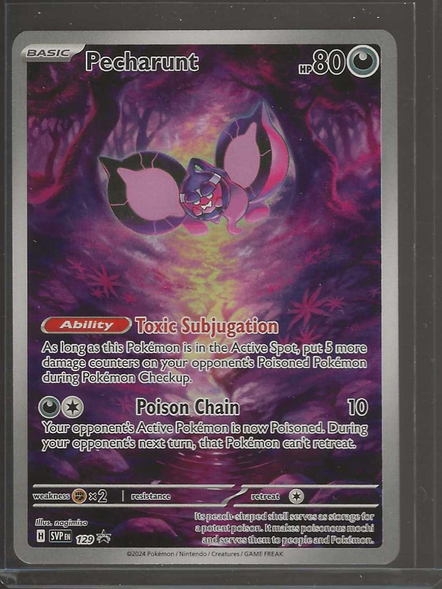 Pecharunt 129 - Scarlet & Violet - Black Star Promo - Pokemon NM