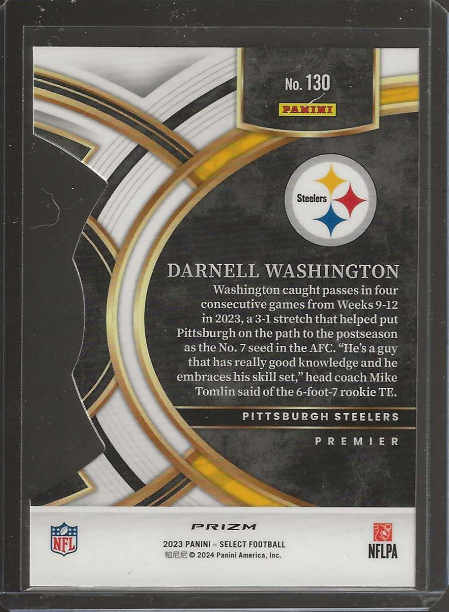 2023 Panini Select Football #130 Darnell Washington Red, White & Blue - Steelers