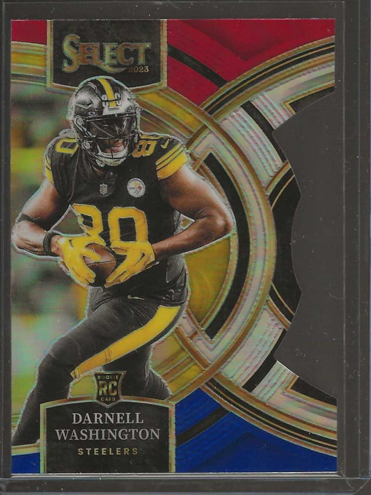 2023 Panini Select Football #130 Darnell Washington Red, White & Blue - Steelers