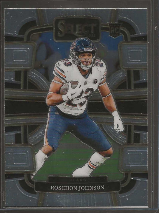 2023 Panini Select Football #19 Roschon Johnson Concourse - Bears