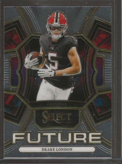 2023 Panini Select #FUT - DLO Drake London Select Future Future - ChronicCards
