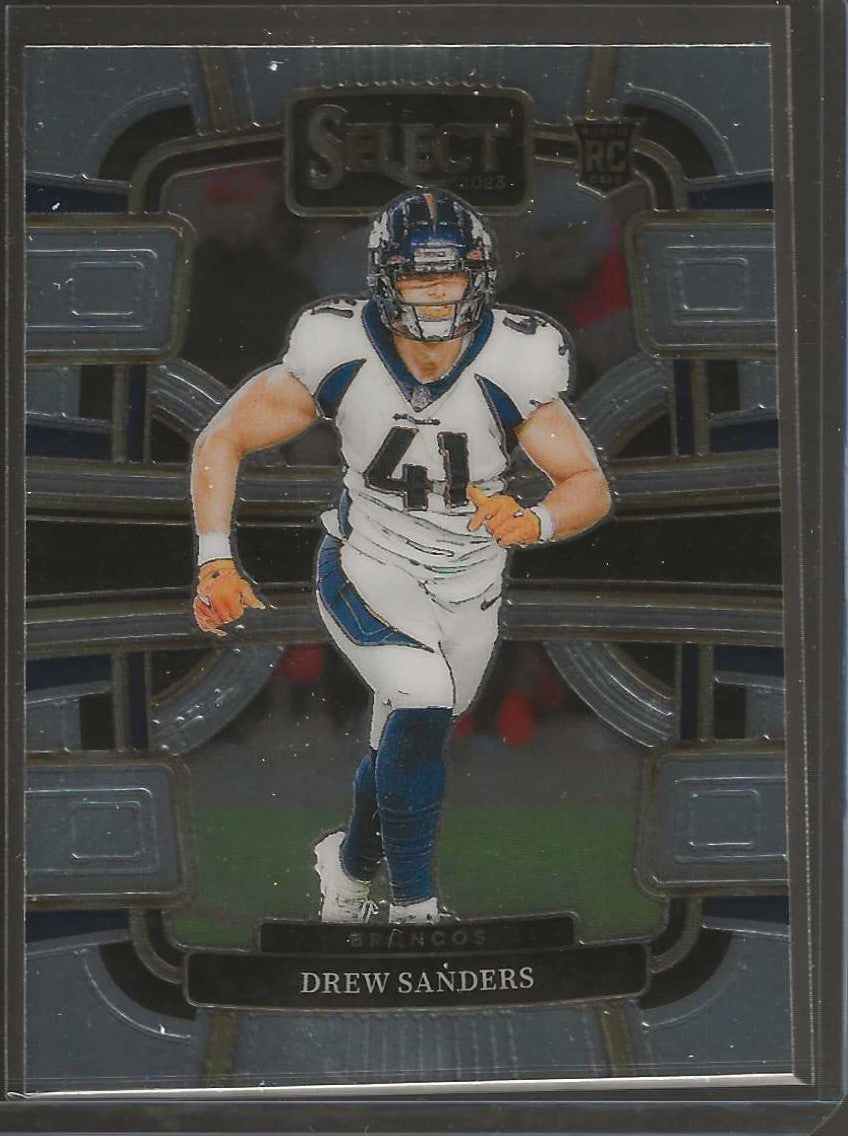 2023 Panini Select Football #30 Drew Sanders Concourse - Broncos