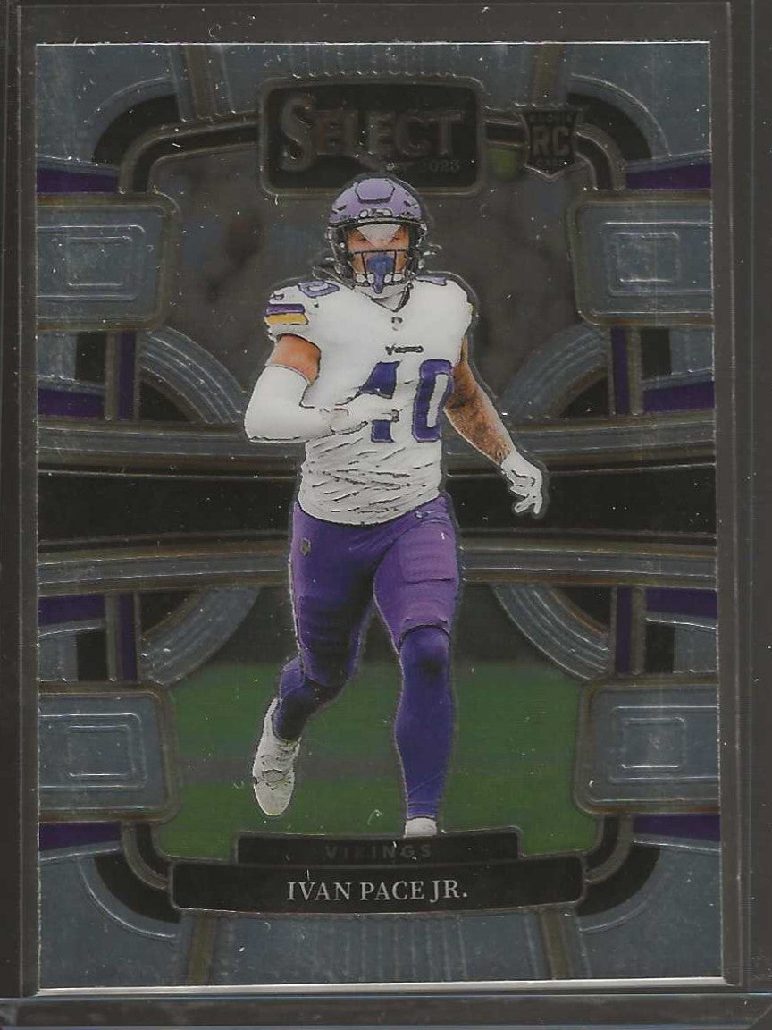 2023 Panini Select Football #64 Ivan Pace Jr. Concourse - Vikings