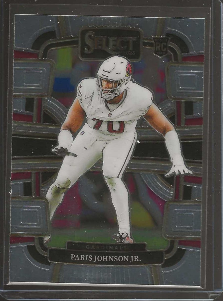 2023 Panini Select Football #3 Paris Johnson Jr. Concourse - Cardinals