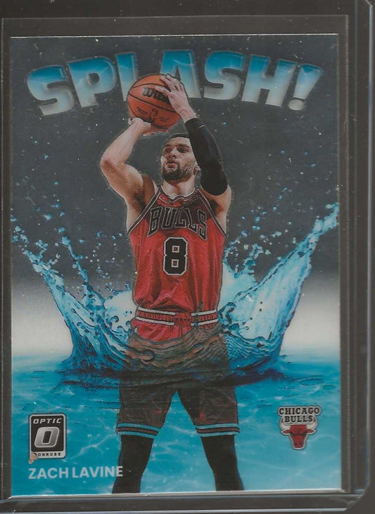 2022-23 Donruss Optic #14 Zach LaVine Splash!