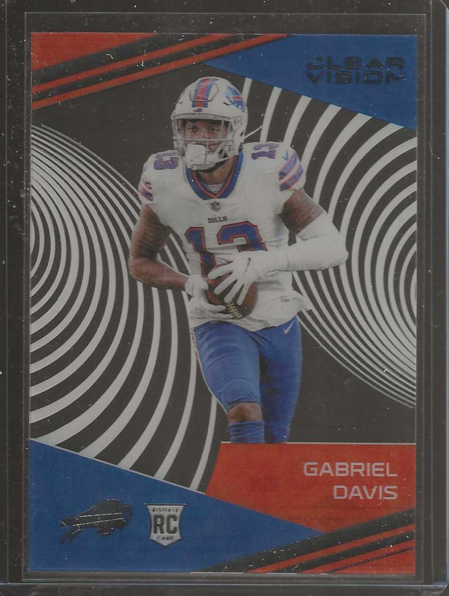 2020 Panini Chronicles #CV-26 Gabriel Davis Clear Vision Rookies