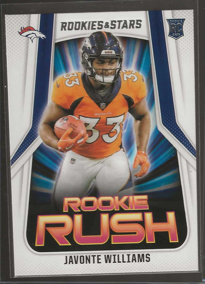 2021 Panini Rookies & Stars #RR-14 Javonte Williams Rookie Rush