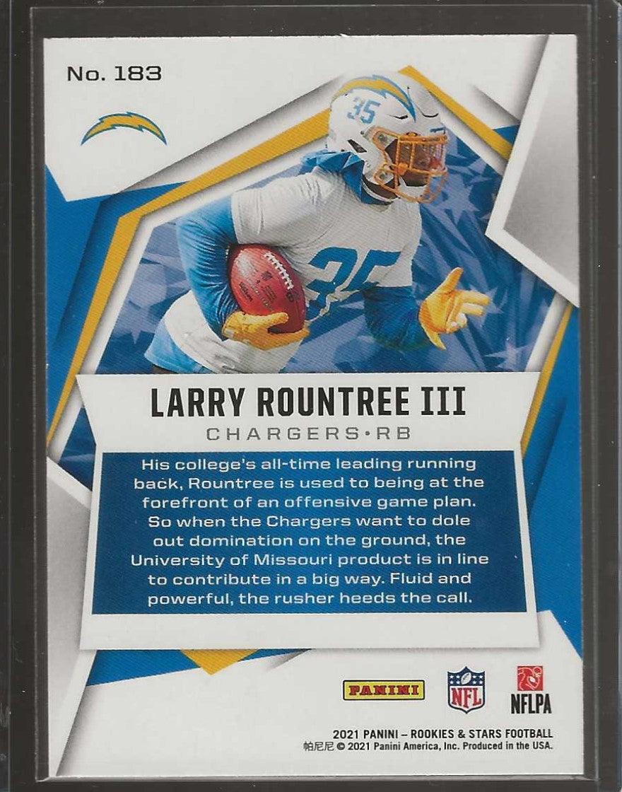 2021 Panini Rookies & Stars #183 Larry Rountree III Red