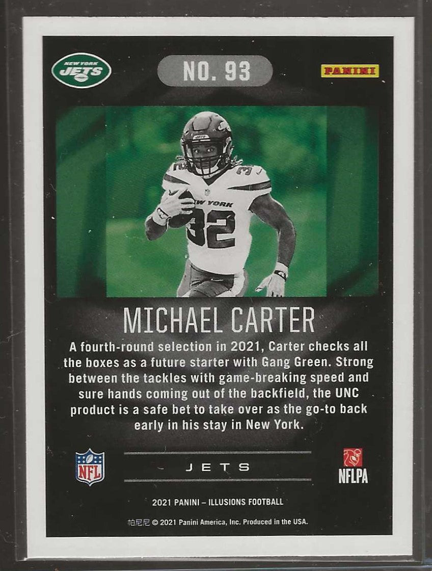 2021 Panini Illusions #93 Michael Carter Retail