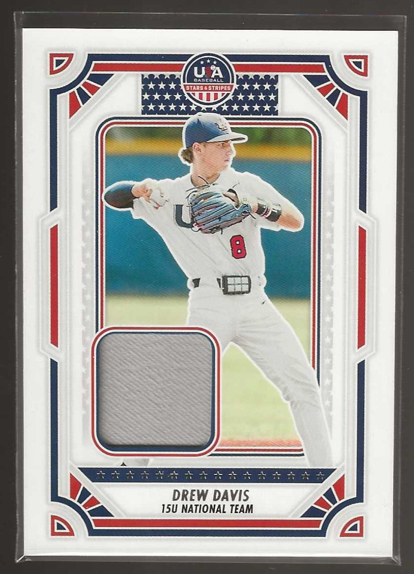 USA Baseball Stars & Stripes #USA-DD Drew Davis Memorabilia