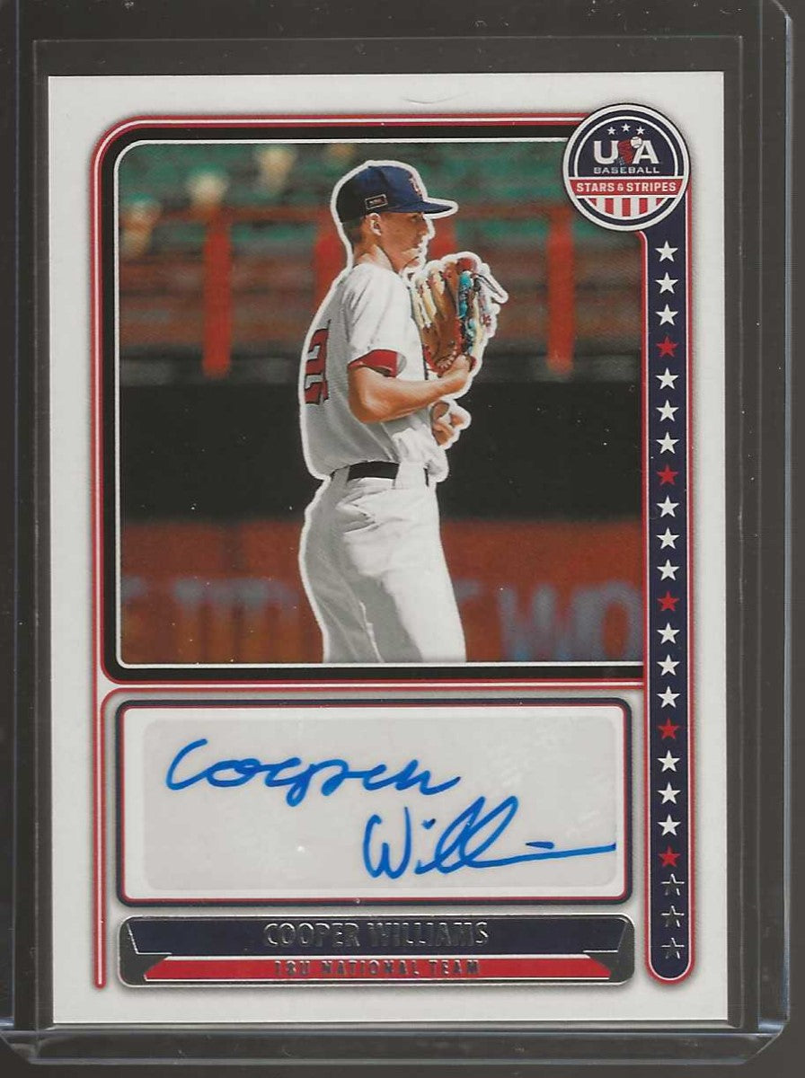 USA Baseball Stars & Stripes #NTS-CW Cooper Williams Autograph