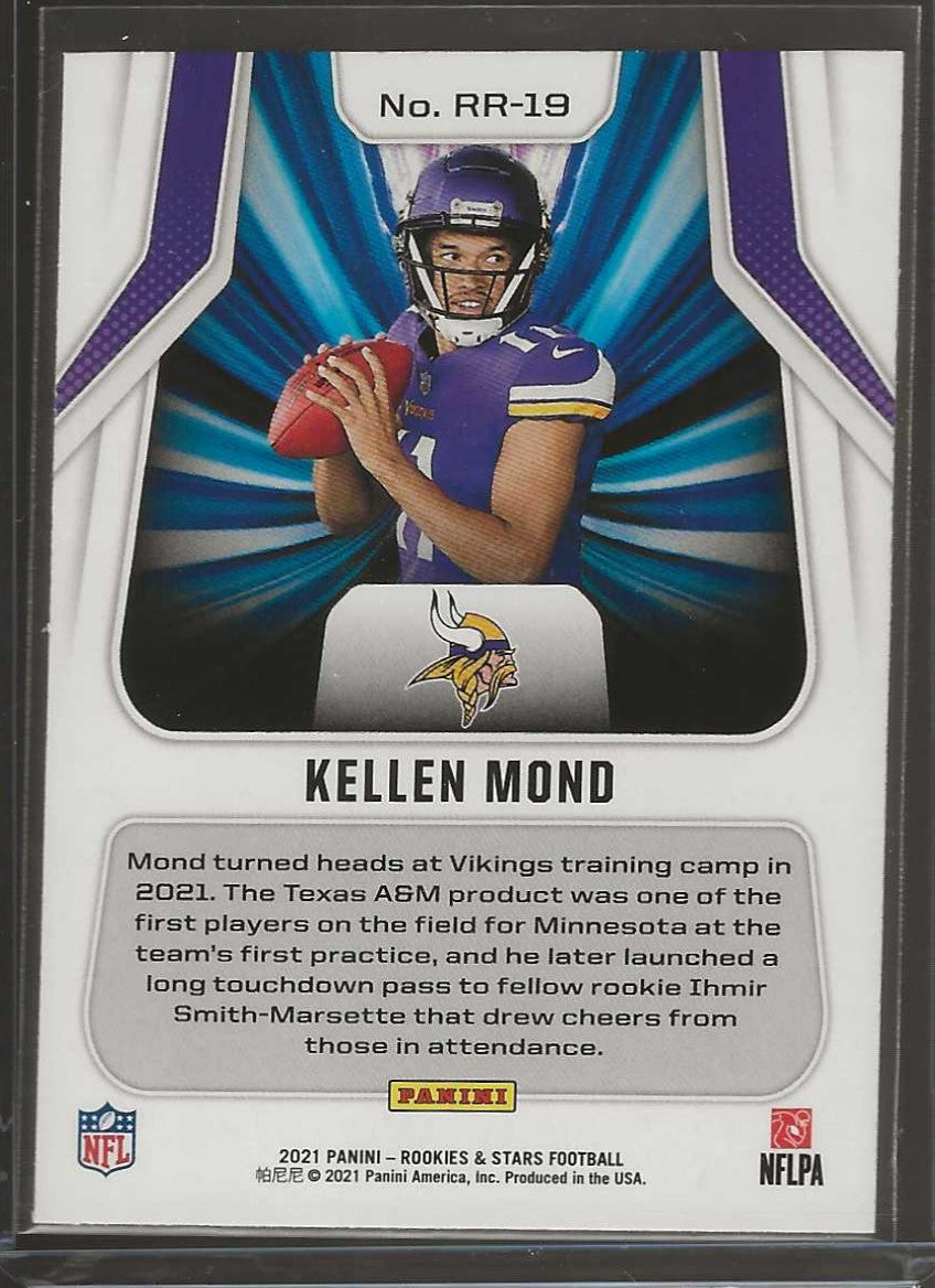 2021 Panini Rookies & Stars #RR-19 Kellen Mond Rookie Rush