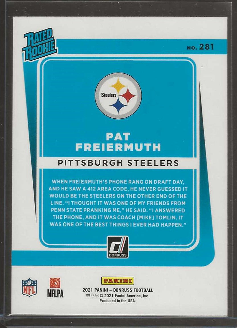 2021 Donruss #281 Pat Freiermuth