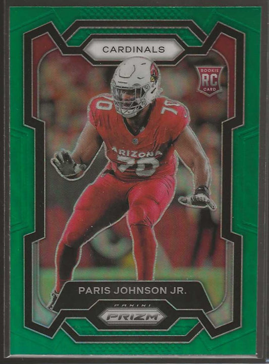 2023 Panini Prizm #304 Paris Johnson Jr. Green