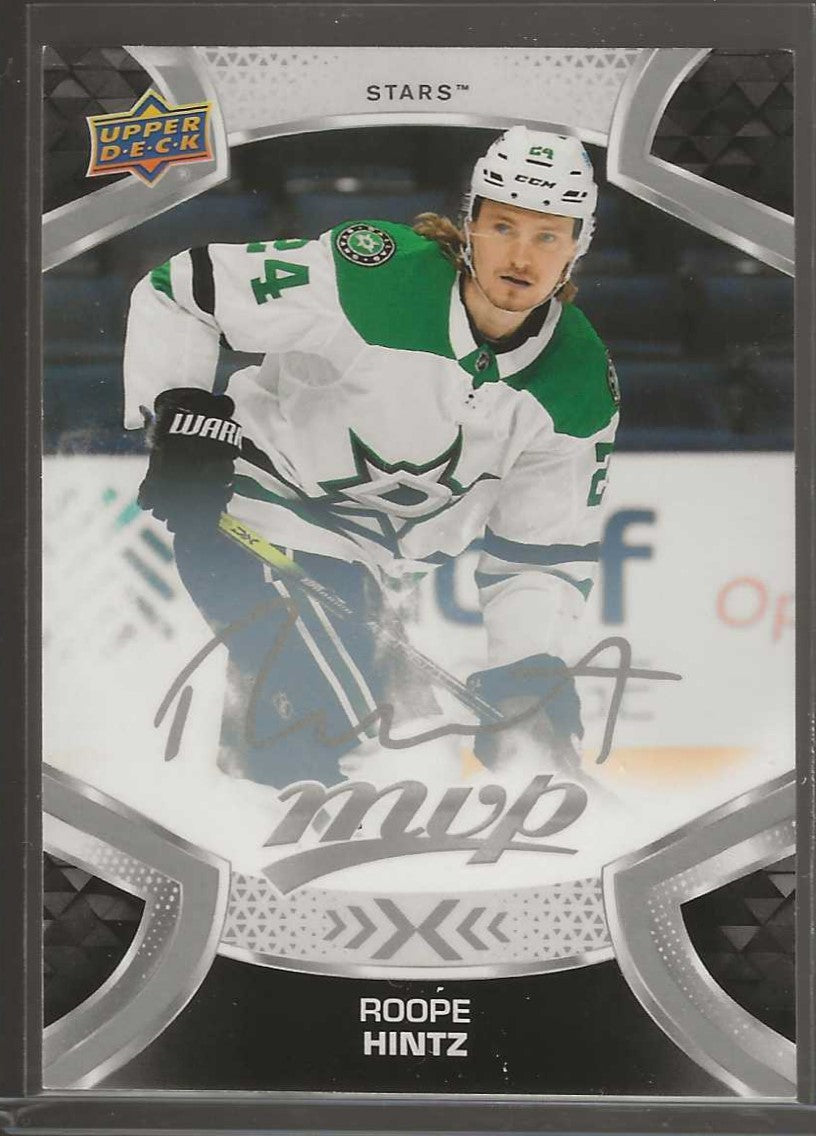 2021-22 Upper Deck MVP #122 Roope Hintz Silver Script