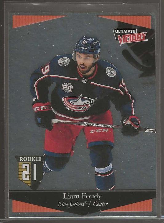 2020-21 Upper Deck #UV-30 Liam Foudy Ultimate Victory