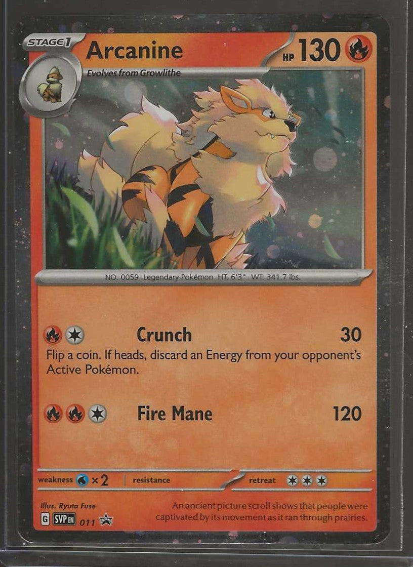 SV: Scarlet & Violet Promo Cards #011 Arcanine