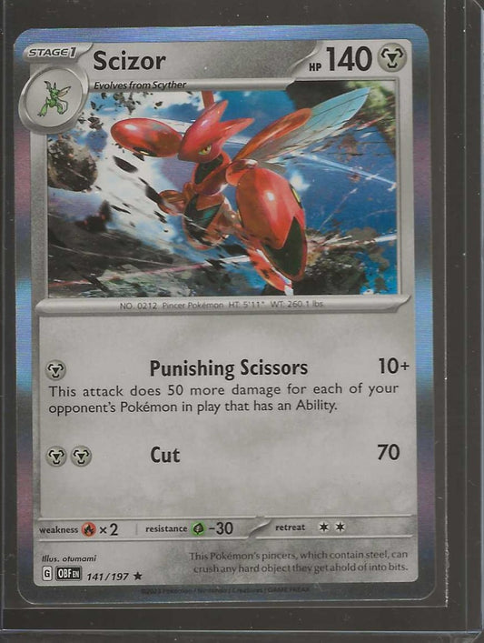 SV03: Obsidian Flames #141/197 Scizor