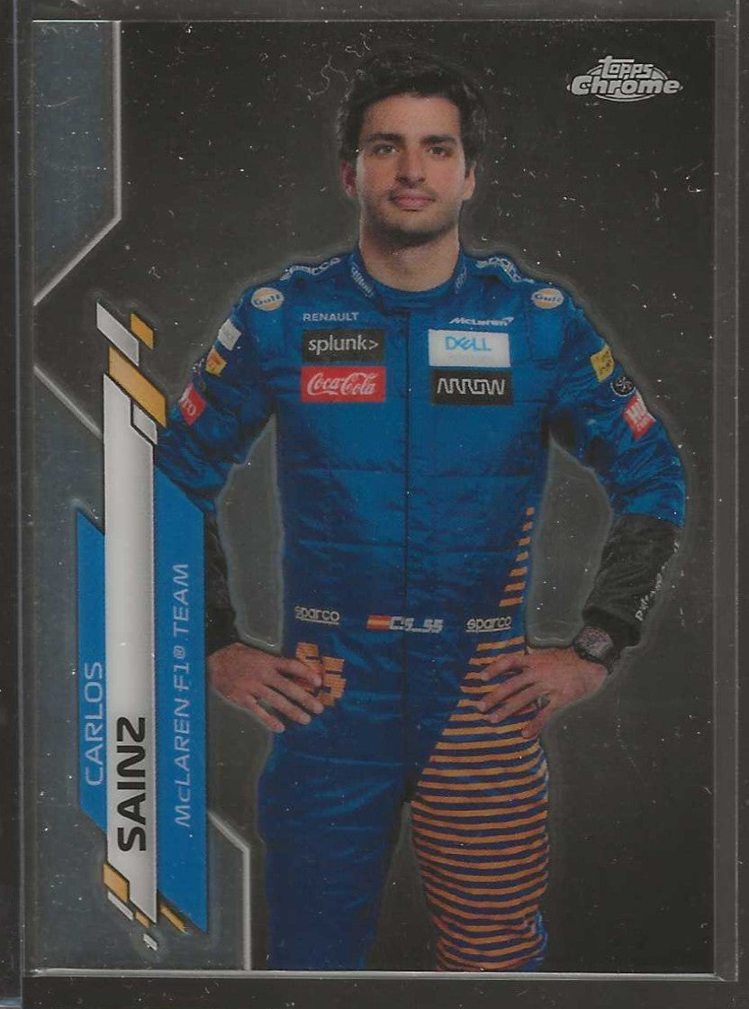 2020 Topps Chrome Formula 1 #8 Carlos Sainz