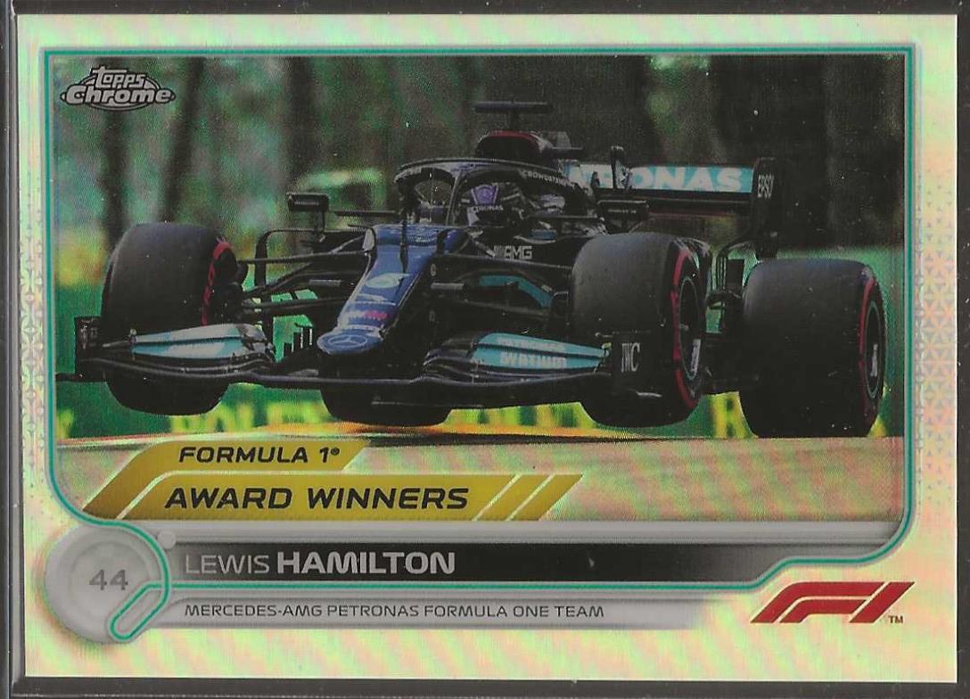 2022 Topps Chrome Formula 1 #195 Lewis Hamilton Refractor