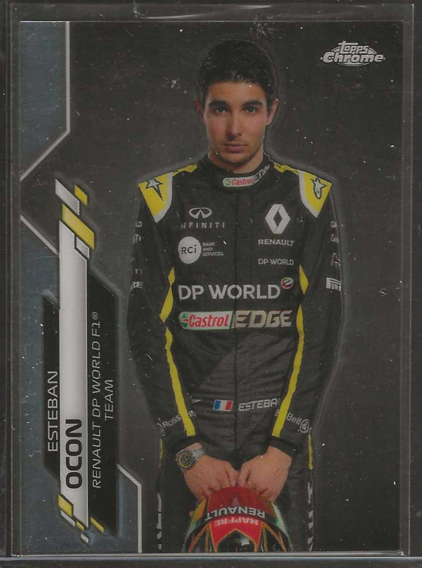 2020 Topps Chrome Formula 1 #10 Esteban Ocon