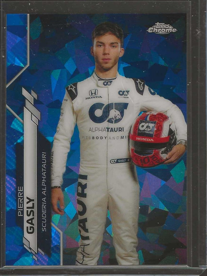 2020 Topps Chrome Sapphire Edition Formula 1 #11a Pierre Gasly