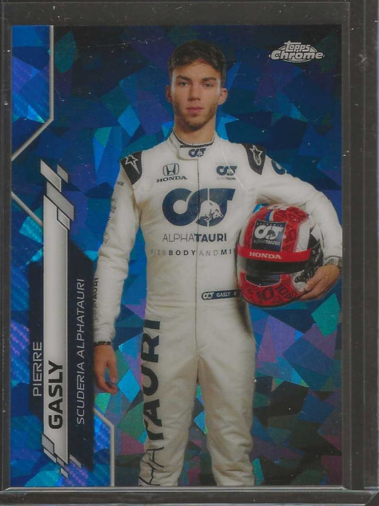 2020 Topps Chrome Sapphire Edition Formula 1 #11a Pierre Gasly