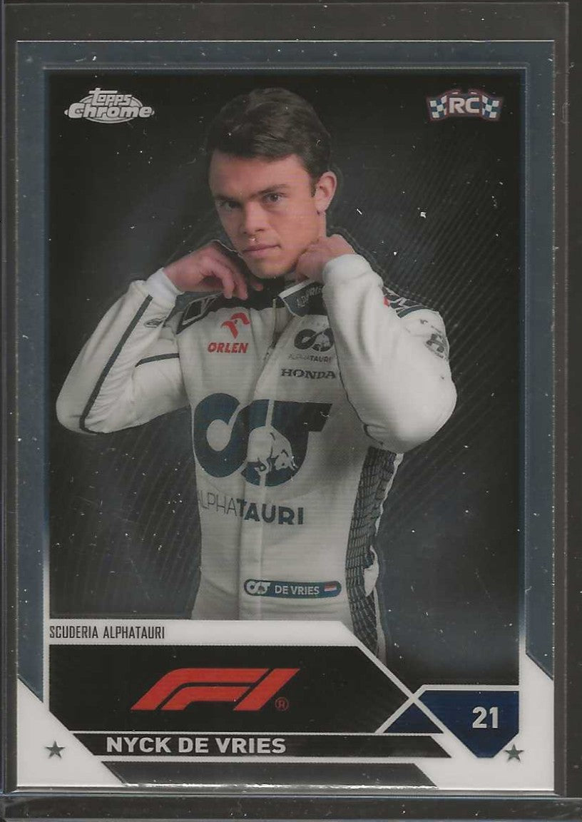 2023 Topps Chrome Formula 1 #67 Nyck De Vries