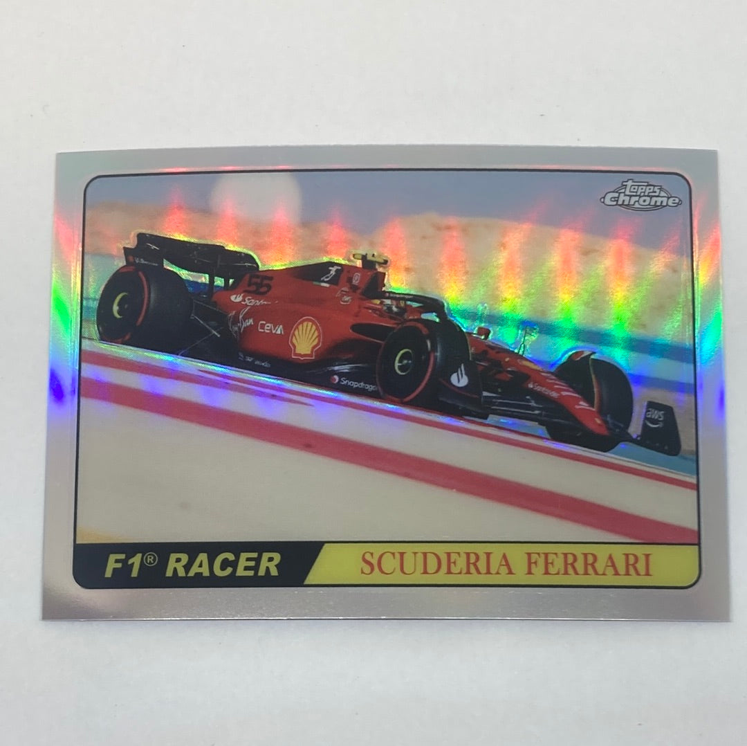 2022 Topps Chrome Scuderia Ferrari F1-75 #T68-CS F1 Card