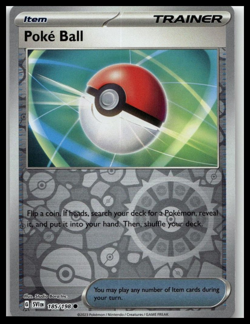 SV01: Scarlet & Violet Base Set #185/198 Poke Ball - ChronicCards