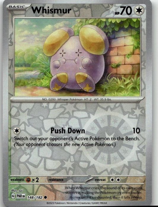 Pokémon SV04: Paradox Rift - Whismur #148/182 - ChronicCards