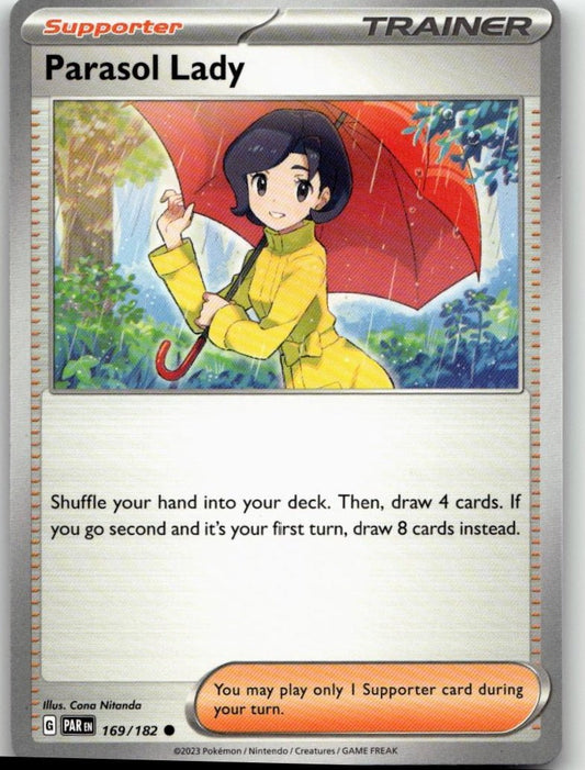 Pokémon SV04: Paradox Rift - Parasol Lady #169/182 - ChronicCards