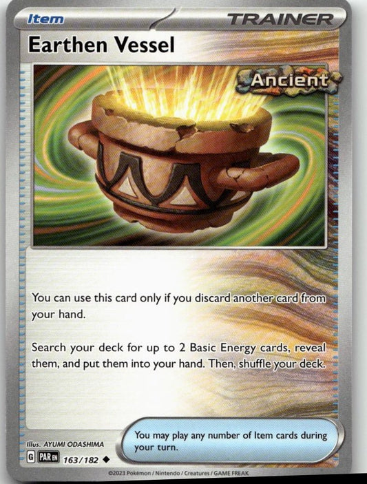 Pokémon SV04: Paradox Rift - Earthen Vessel #163/182 - ChronicCards