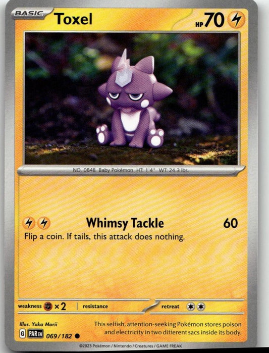 Pokémon SV04: Paradox Rift - Toxel #069/182 - ChronicCards