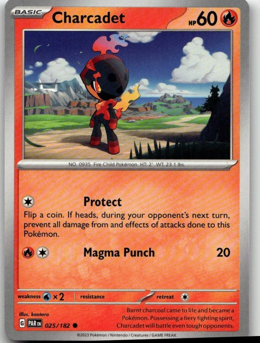 Pokémon SV04: Paradox Rift - Charcadet #025/182 - ChronicCards
