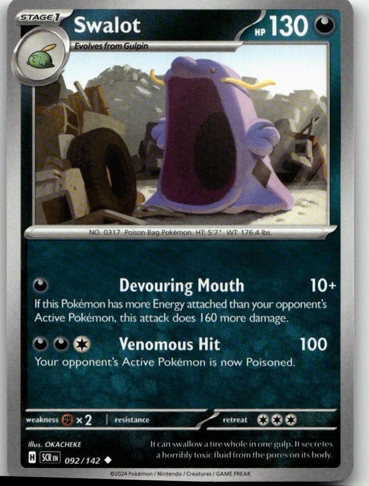 Pokémon SV07: Stellar Crown - Swalot #092/142 - ChronicCards