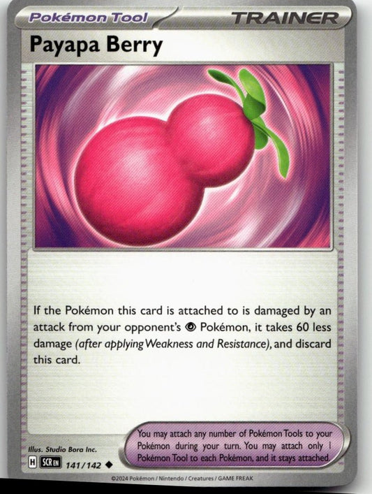 Pokémon SV07: Stellar Crown - Payapa Berry #141/142 - ChronicCards