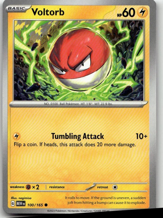 Pokémon SV: Scarlet & Violet 151 - Voltorb #100/165 - ChronicCards