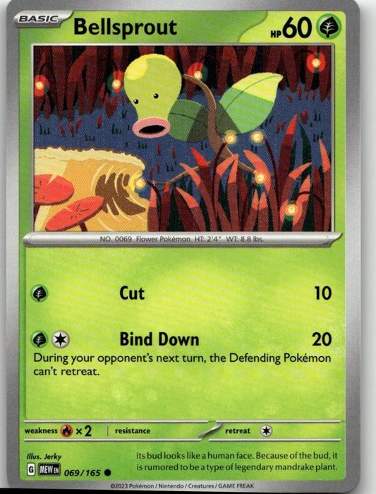 Pokémon SV: Scarlet & Violet 151 - Bellsprout #069/165 - ChronicCards
