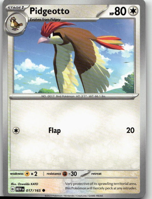 Pokémon SV: Scarlet & Violet 151 - Pidgeotto #017/165 - ChronicCards