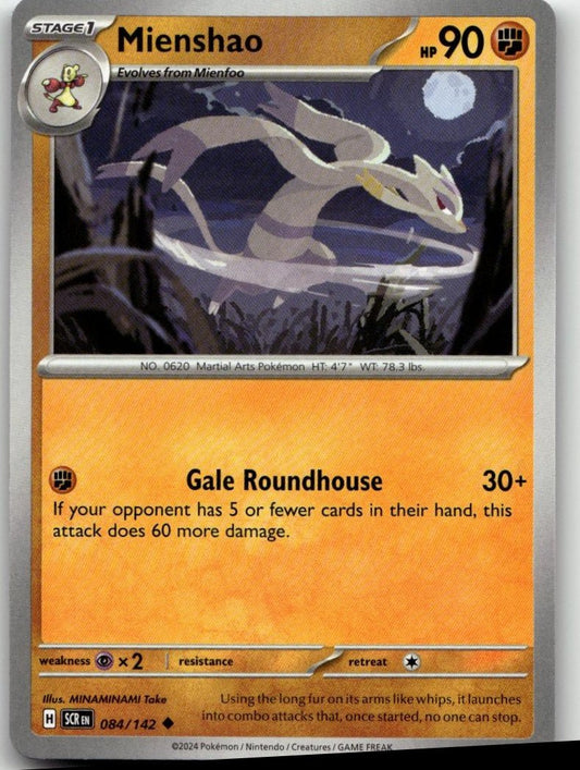 Pokémon SV07: Stellar Crown - Mienshao #084/142 - ChronicCards