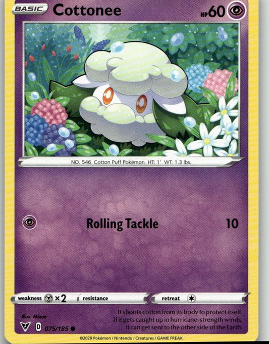 Pokémon SWSH04: Vivid Voltage - Cottonee #075/185 - ChronicCards