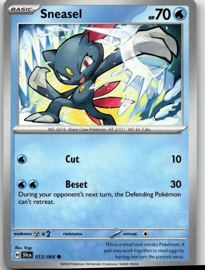 Pokémon SV: Shrouded Fable - Sneasel #013/064 - ChronicCards