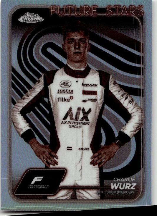 2024 Topps Chrome Formula 1 #58 Charlie Wurz - ChronicCards